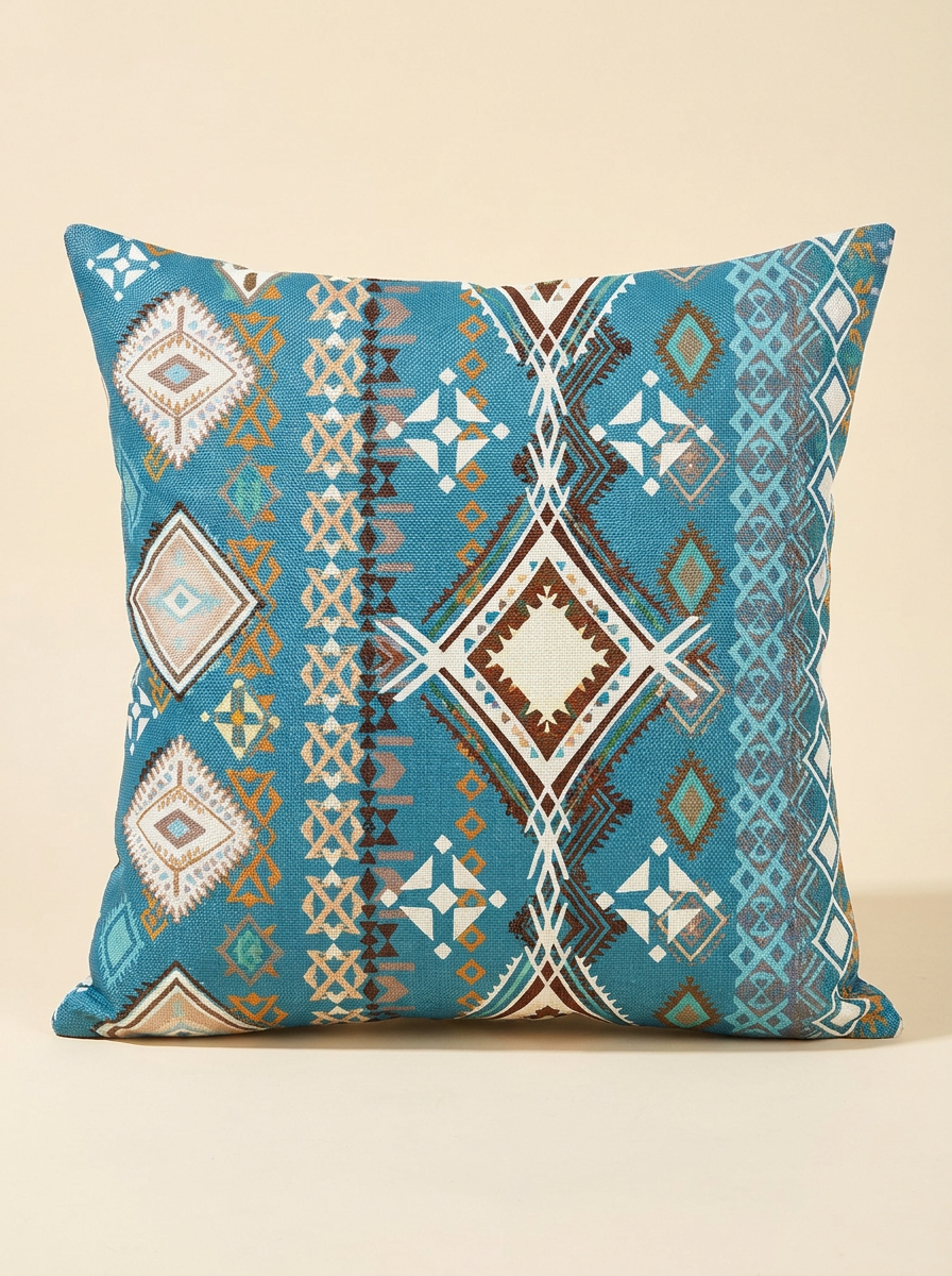 Housse de coussin kilim Zina à motifs ethniques