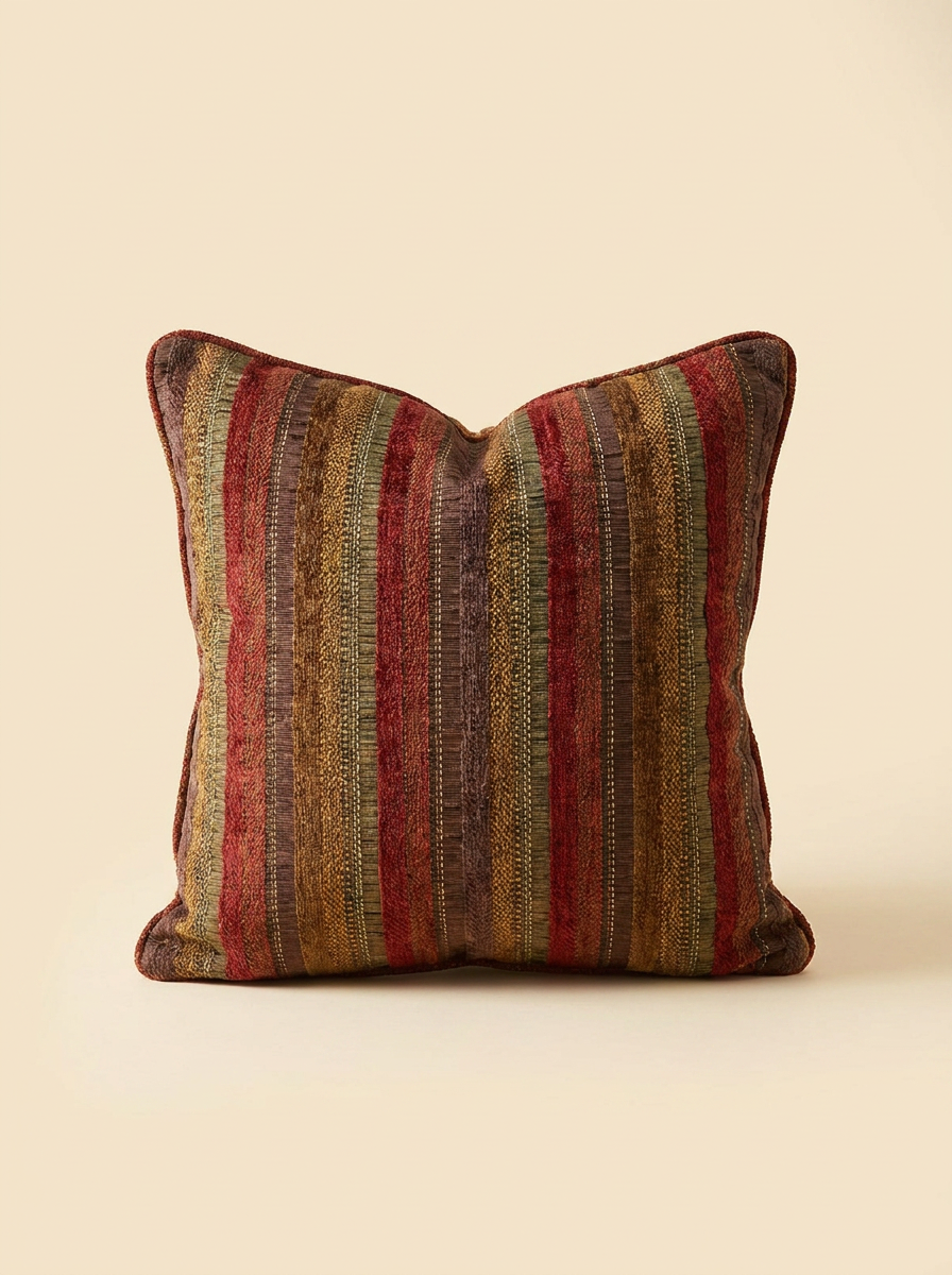 Housse de coussin ethnique Rania en jacquard tissé