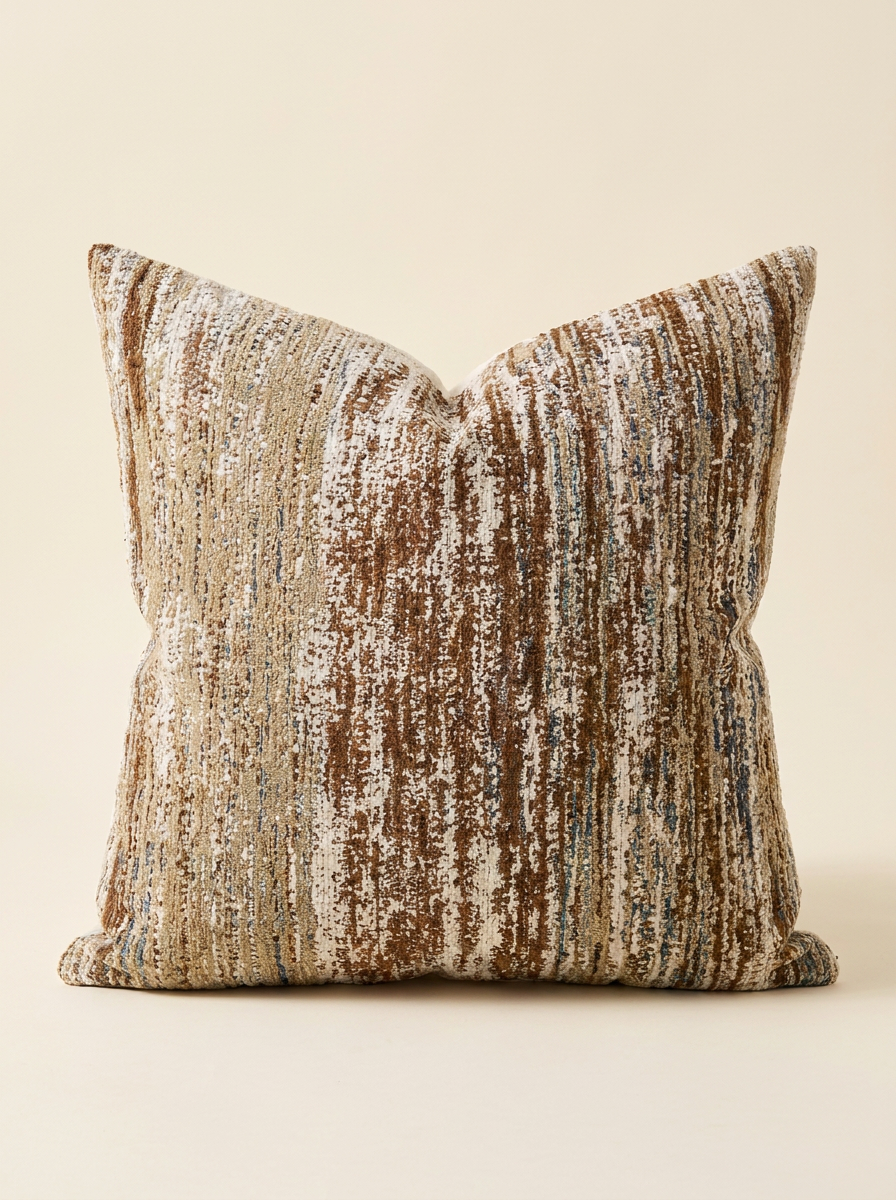 Housse de coussin chenille Sofia texturée